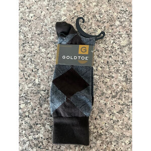 Gold Toe Men's Carlyle Argyle Crew Socks